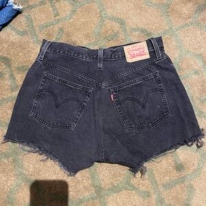 Levi Womens Black Shorts